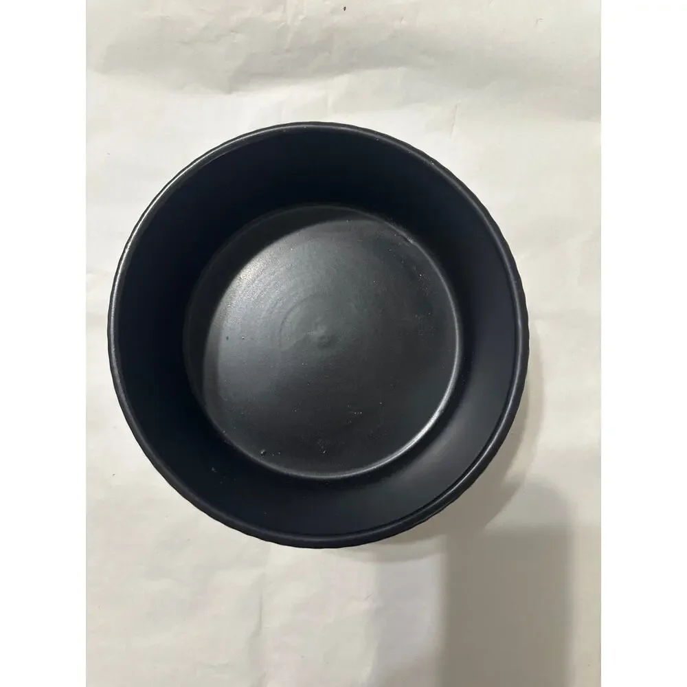 Christian Siriano New York Stoneware replacement bowl 6” x2.75” Matt black